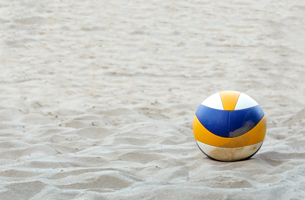 volleyball on the beach